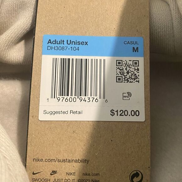 Nike ACG Therma-FIT Fleece Hoodie Oversized Fit Mens size Medium DH3087-104 New - Picture 9 of 9